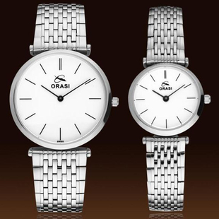  AA 潮韩版新款正品时尚情侣手表对表 复古钨钢男表女表瑞士