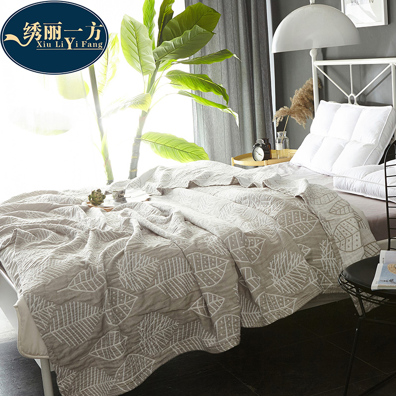 summer three layers Gauze washing Air blanket Towel pure cotton Single Double Thin section quilt Gauze Siesta blanketin the Bedclothes , Leisure blanket/Woolen blanket/Carpet category - from Buy2taobao.com to provide professional Taobao agent buy service