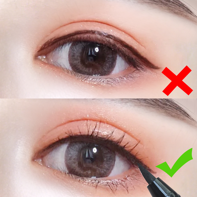 Kazilan Eyeliner Liquid Pen waterproof Not blooming Lasting Net Red beginner Lazy man quality goods face without makeup Novicein the Makeup/Perfume/Beauty tools , Eyeliner category - from Buy2taobao.com to provide professional Taobao agent buy service