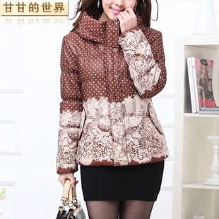  甘甘女士棉衣新款女装外套加厚棉袄女短款修身大码棉衣女棉服
