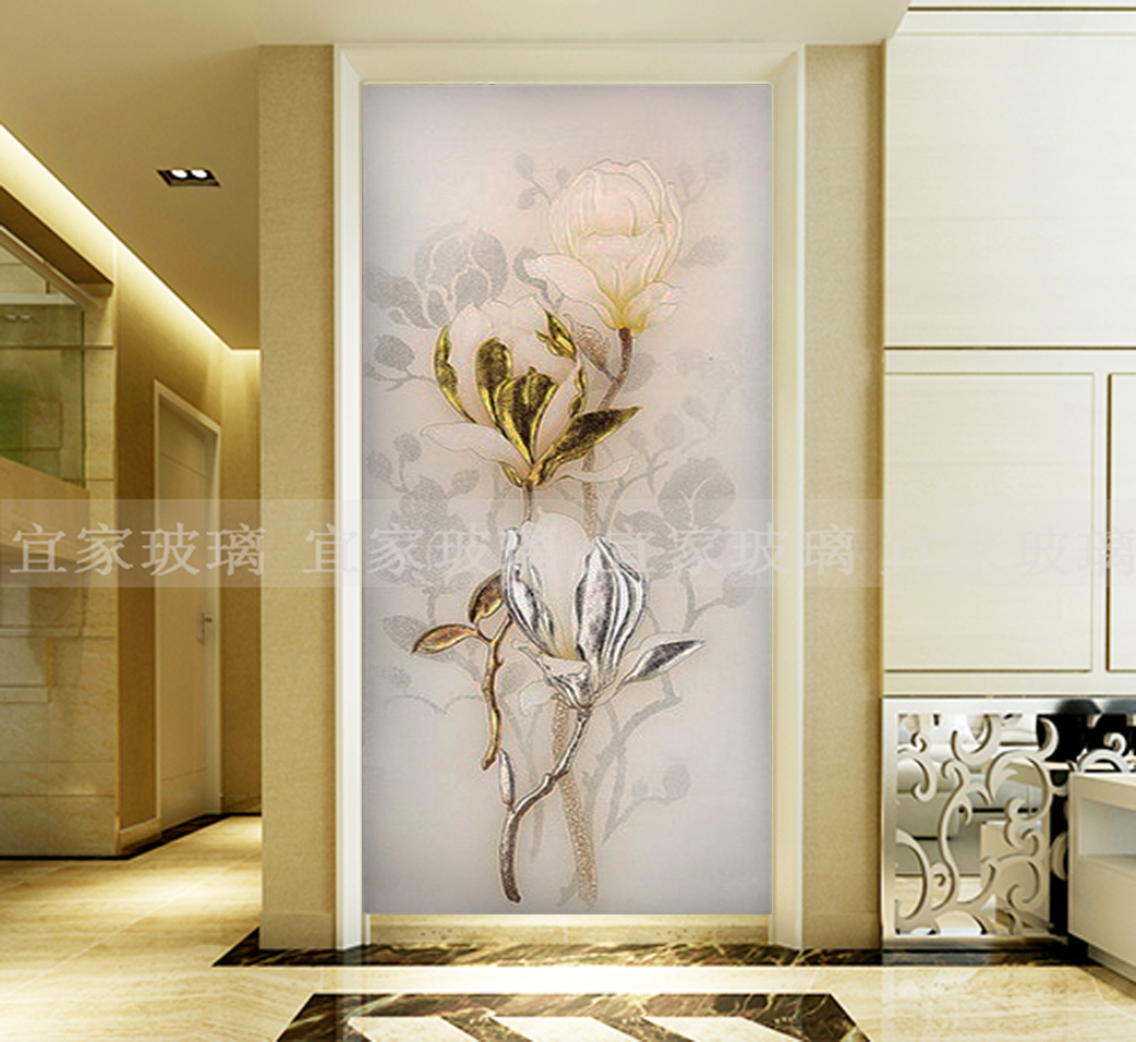 Shanghai Art Glass Entrance partition screen Jane Europe Modern Magnolia Shoe cabinet Reversible transmission Simplicityin the Basic building materials , Glass , Art Glass category - from Buy2taobao.com to provide professional Taobao agent buy service