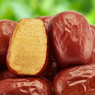  百草味 特产新疆和田枣骏枣 新疆大枣子 四星和田红枣400g