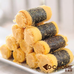  澳门特产香记澳氹传统紫菜肉松蛋卷筒蛋卷仔250g零食品