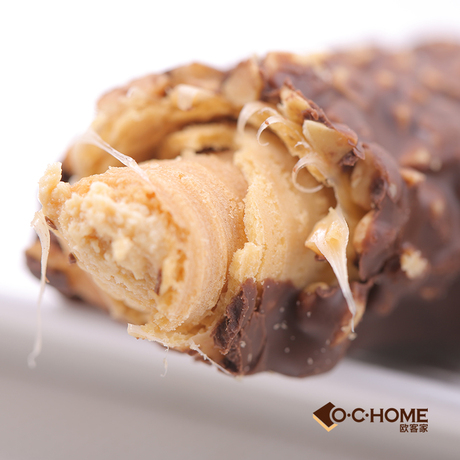 欧客家推荐 韩国进口三进X-5花生夹心巧克力棒