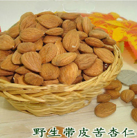 香脆熟杏仁可打粉炒山杏仁野生甜苦南北杏仁盐