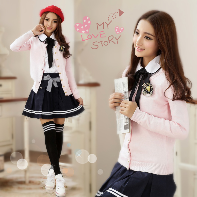 Cute japanese will make school uniform pictures