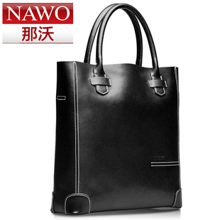  NAWO那沃 牛皮女包手提包新款单肩包正品 欧美子母包春秋来信