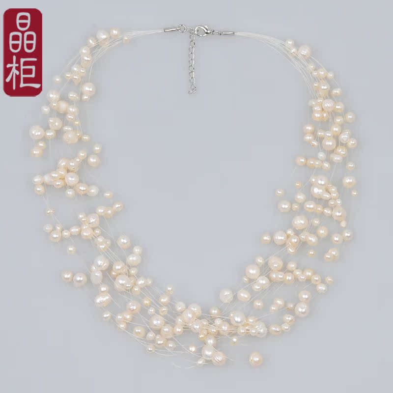 晶柜正品 璀璨珍珠 新娘礼服专用高档时尚项链女 满天星 晶柜正品 璀璨珍珠 新娘礼服专用高档时尚项链女 满天星