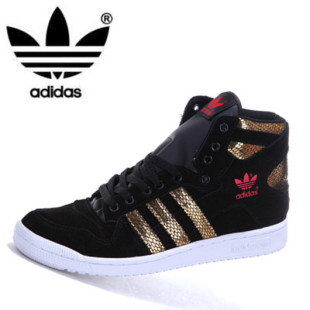 2013新款阿迪达斯ADIDAS蛇年限量版高帮板鞋