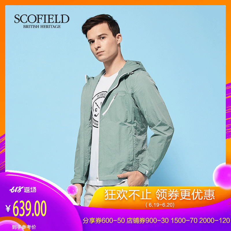 Scofield men's wear Jacket summer Hooded Youth Trend Light and thin coat business affairs leisure time jacket JA824001in the Men's clothing, Jacket category - from Buy2taobao.com to provide professional Taobao agent buy service