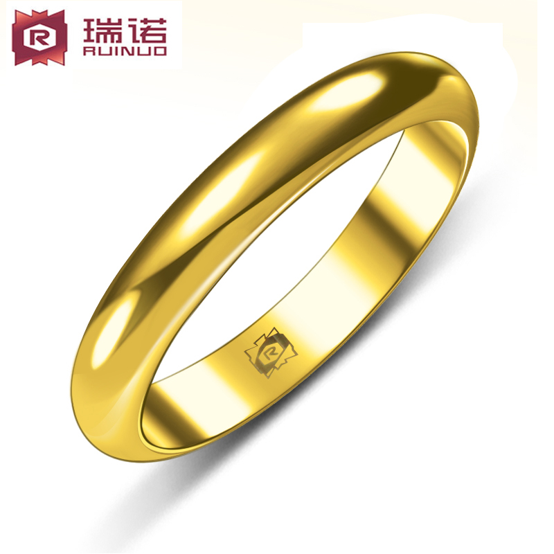 瑞诺 男士戒指 钨金光面戒子 韩版时尚单身潮男饰品 霸气黄金光泽 瑞诺 男士戒指 钨金光面戒子 韩版时尚单身潮男饰品 霸气黄金光泽