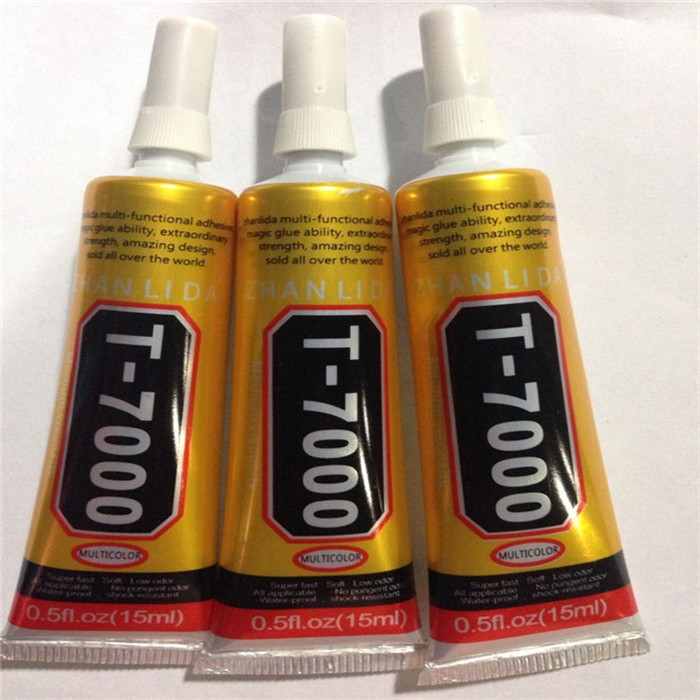 黑色胶水T-7000手机显示屏幕触摸屏 粘中框 屏