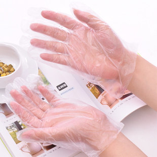 一次性手套100只装食品手套清洁卫生手套厨房必备特价