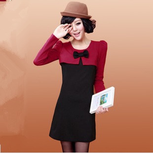 韩版淑女装时尚拼接...