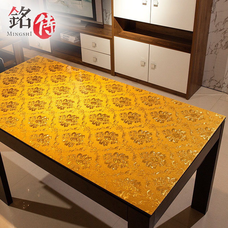 【铭侍】金属色印花软质玻璃/磨砂/压花水晶板防水印桌布/|msdalam kategori rumah Fabrik, alas meja, alas meja - dari Buy2taobao.com untuk memberikan perkhidmatan ejen Taobao profesional membeli