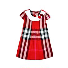 2013 summer new Europe and the United States England grid Kids doll skirt girls dress princess dress baby skirt children