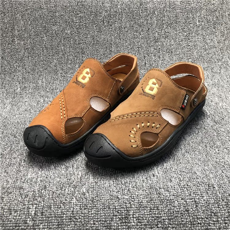 2019 The Lunar New Year brand Fault code Clearance factory Direct selling Sandals Round Hollow comfortable leisure time Sandy beach Men's Shoesin the Men's Shoes, Sandals category - from Buy2taobao.com to provide professional Taobao agent buy service