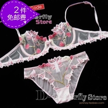 Комплект нижнего белья OTHER 9075 406 OTHER / Other OTHER / Other S, М, L, XL Плавки Обычная 3/4 Верх тонкий, низ толстый Съемные бретели Застёжка сзади Нет вкладок На косточках V-образный вырез Эффект "пуш-ап" Полиэстер Хлопок Лайкра Бутоньерки Кружево Лето Для молодых девушек Роскошный и благородный стиль