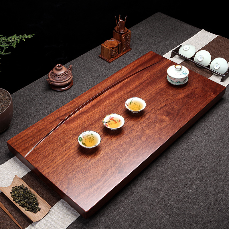right angle Pear solid wood Outsize tea tray Storage Four Home Furnishing Tea tree Red rosewood portablein the Tableware , Tea set , Tea tray category - from Buy2taobao.com to provide professional Taobao agent buy service