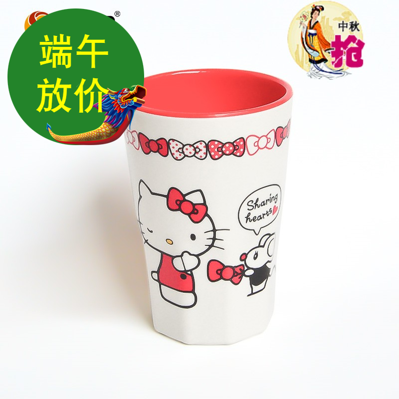 五和hello kitty凯蒂猫卡通可爱学生杯儿童家用防摔耐用马克水杯|msdalam kategori pinggan mangkuk, Cup/cawan/cerek, cawan terlindung - dari Buy2taobao.com untuk memberikan perkhidmatan ejen Taobao profesional membeli