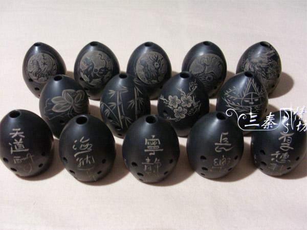 Handmade pottery Xun Eight holes medium , please Beginner Keke calligraphy National Instruments Foreign Gifts 3in the Musical Instruments/Guitar/Piano/Fitting , Folk instruments , Ethnic wind instruments , Xun category - from Buy2taobao.com to provide professional Taobao agent buy service