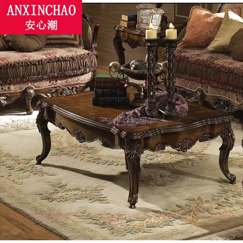 solid wood Square coffee table American style rural Retro Light extravagance modern new pattern a living room Coffee Tables young Shanghai high-grade classicalin the Residential furniture , Categories , Tea table category - from Buy2taobao.com to provide professional Taobao agent buy service