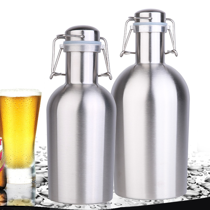 304不锈钢啤酒桶 白酒壶户外双层保温保冷 随身家用大容量空酒瓶|msdalam kategori pinggan mangkuk, Flagon/Wineglass/Wine, wain Oak - dari Buy2taobao.com untuk memberikan perkhidmatan ejen Taobao profesional membeli