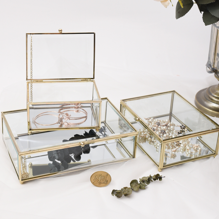 rectangle Glass Edging technology Spend eternity Jewelry box Valentine's Day Gift box storage box Glass Jewelry box displayin the Home accessories , Decorative items , Jewelry Box category - from Buy2taobao.com to provide professional Taobao agent buy service