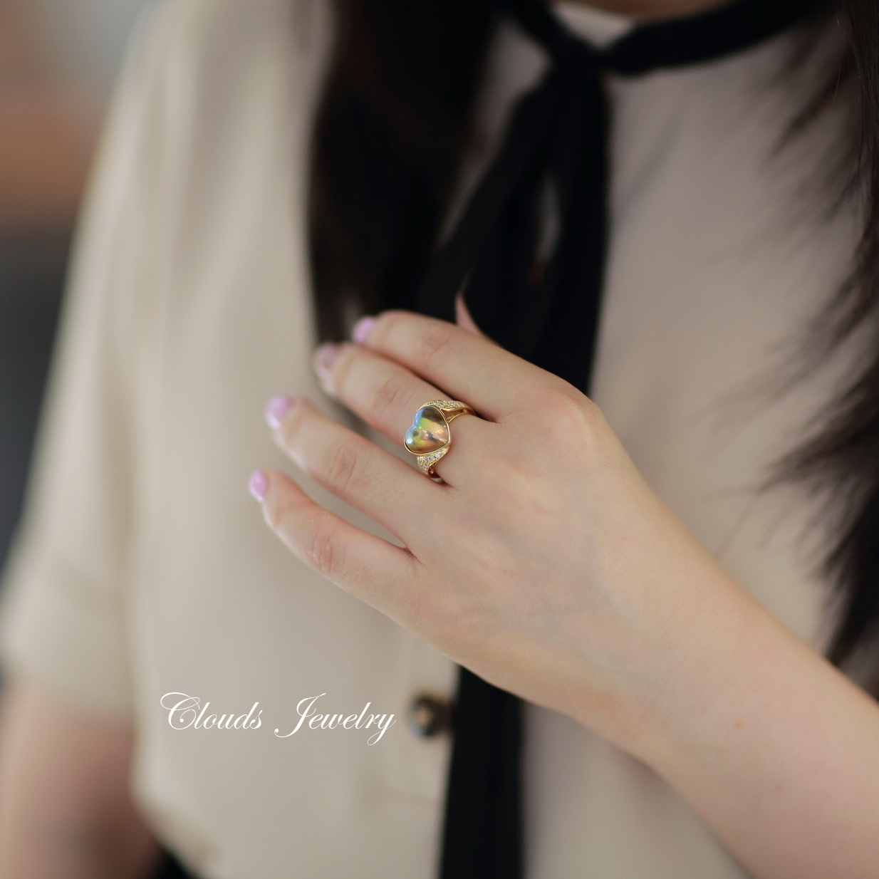 Clouds Jewelry Ultra-feminine Don't forget Faint Japan designer worksin the Jewelry/Diamond/Jade/Gold , Natural pearls (New) , Bracelets category - from Buy2taobao.com to provide professional Taobao agent buy service