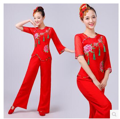 Northeast Nation new pattern Younger service Folk Dance costume square Fan Drum dance Costumein the Sports/Yoga/Fitness/Fans supplies , Dance/Aerobics/Gymnastics , Yangge , Younger service category - from Buy2taobao.com to provide professional Taobao agent buy service
