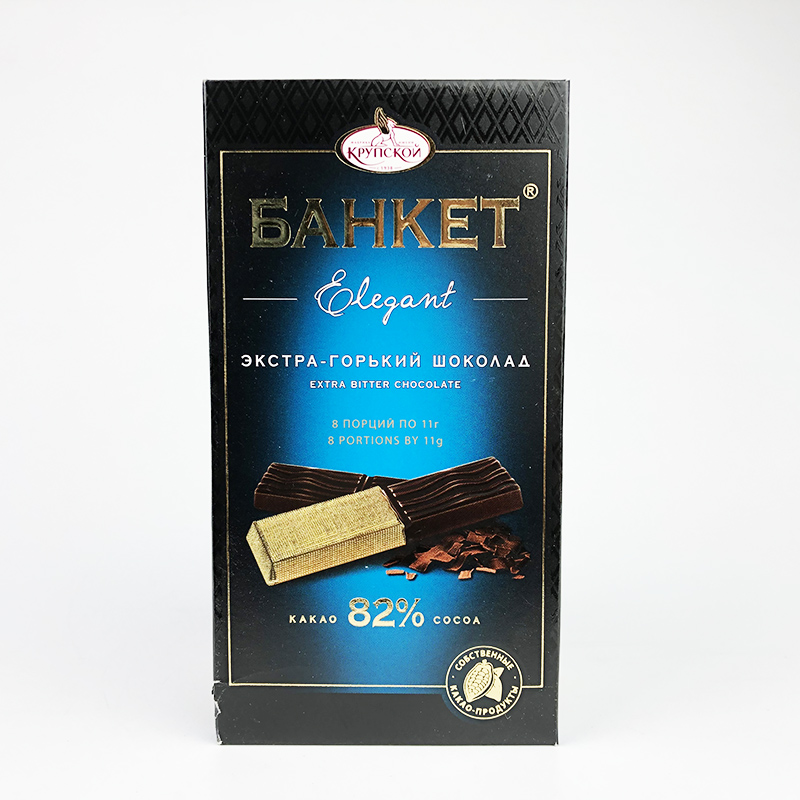 俄罗斯进口 纯可可脂巧克力 国宴牌浓黑巧克力82%可可|msdalam kategori makanan ringan/Nuts/Specialty, Chocolate, coklat gelap - dari Buy2taobao.com untuk memberikan perkhidmatan ejen Taobao profesional membeli