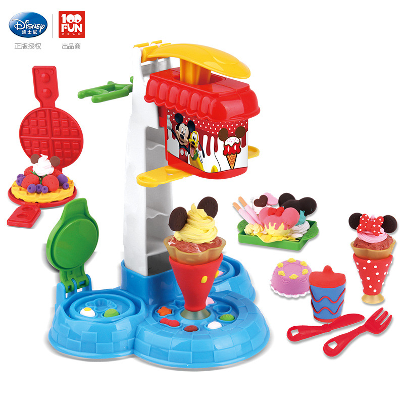 Disney Mickey modelling Ice cream suit children Colored mud plasticene Ultralight clay Clay game EBookin the Toy/Childs/Puzzle/Building block/Model , Choi mud/Clay/Fimo clay , Choi mud/Plasticine category - from Buy2taobao.com to provide professional Taobao agent buy service