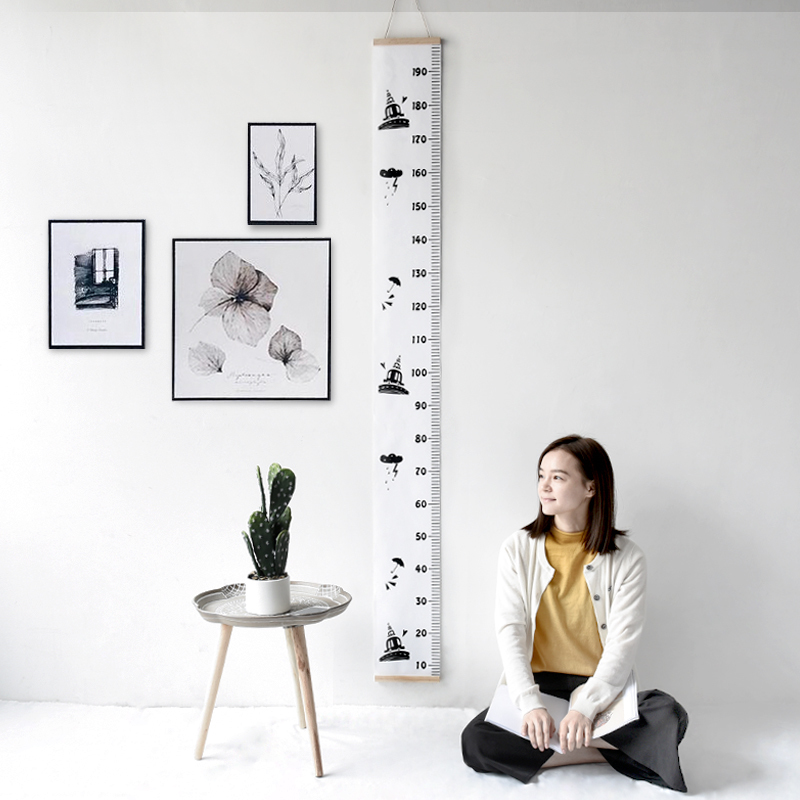 INS Nordic baby Feet tall Children's Room Hanging picture baby bedroom Decorative painting Super long background decoratein the Home accessories , Mural category - from Buy2taobao.com to provide professional Taobao agent buy service