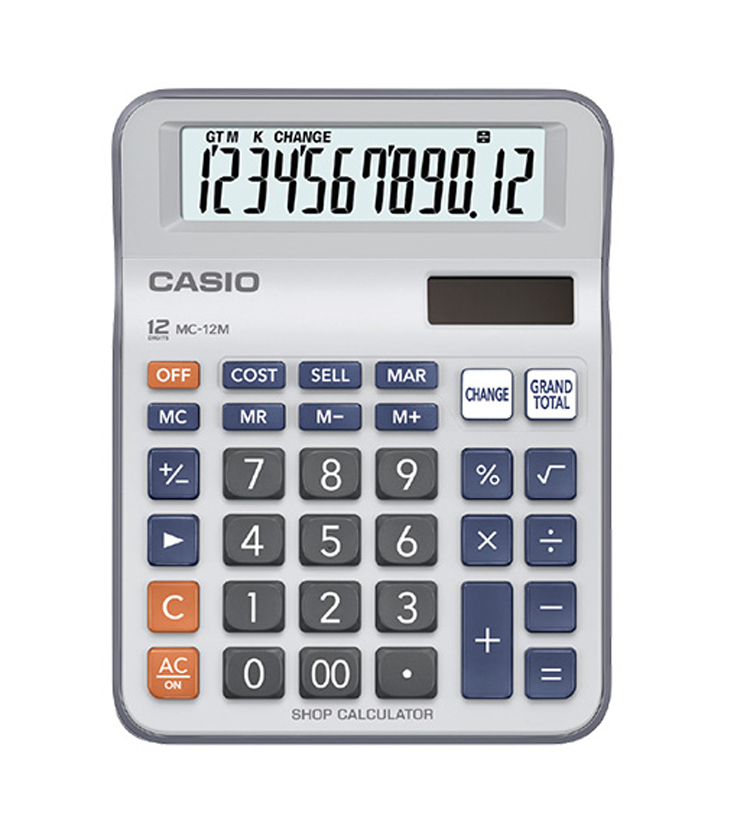 Casio卡西欧DC-12M计算器 卡西欧找零计算机财务会计12位数太阳能|ruв категории электронный словарь/электрический бумажных книг/канцелярские принадлежности, калькулятор - от Buy2taobao.com для оказания профессиональной услуги покупки агента Taobao