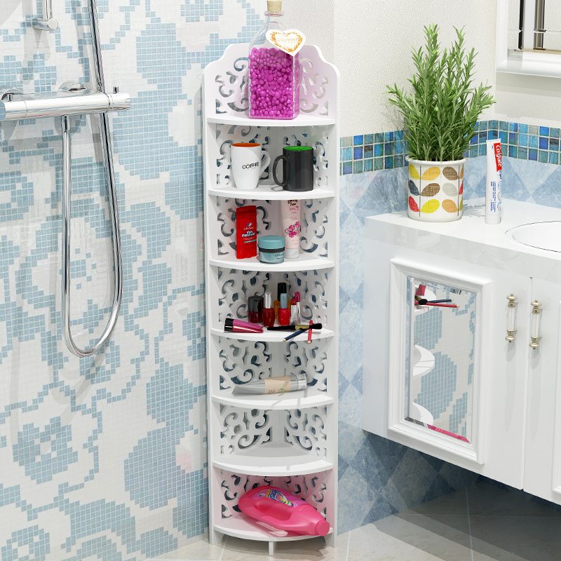 TOILET Shelf triangle to ground toilet Shower Room multi-storey Storage racks bedroom Tripod a living room Arrangement Shelfin the Family/Personal Cleaning Tools , Sanitary appliances/Bathroom accessories , Bathroom Jiaojia/Shelf category - from Buy2taobao.com to provide professional Taobao agent buy service