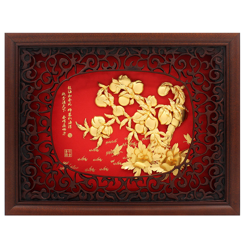 3d Peaches and plums Manmen Gilded painting graduation Send teachers gift customized practical Study Decoration Teacher's Day giftin the Home accessories , Decoration category - from Buy2taobao.com to provide professional Taobao agent buy service
