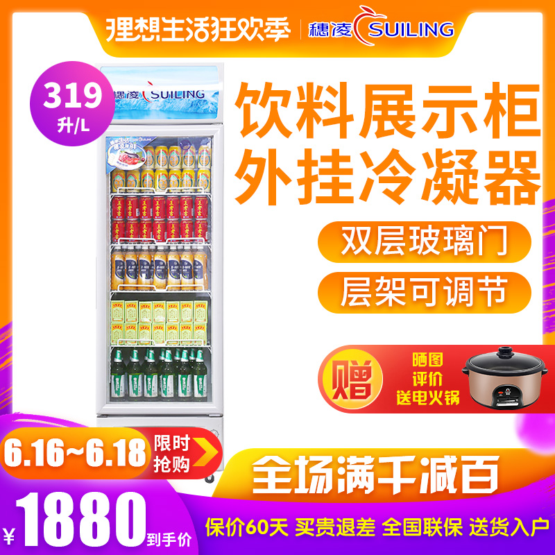 穗凌 LG4-319LT商用展示冷柜 陈列展示柜 饮料冷柜 冷藏保鲜冰柜|ruв категории большой бытовой техники, холодильник/портативный холодной и горячей коробка, холодильник - от Buy2taobao.com для оказания профессиональной услуги покупки агента Taobao