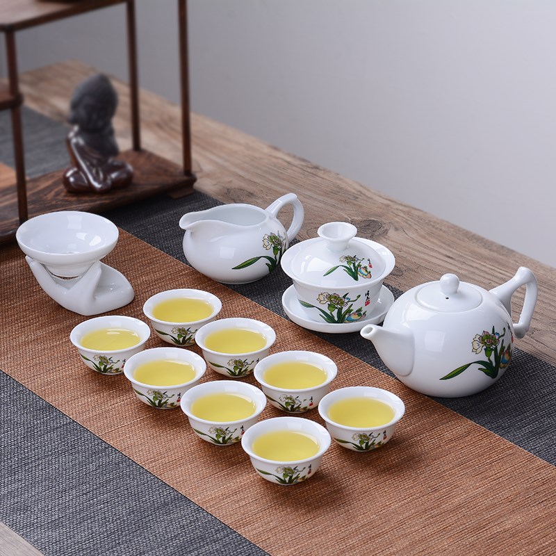 茶具套装特价陶瓷功夫茶具茶壶白瓷盖碗茶杯整套青花瓷泡茶器家用在类目 餐饮具, 茶具, 功夫茶具中 - 来自Buy2taobao.com提供专业的淘宝代购服务