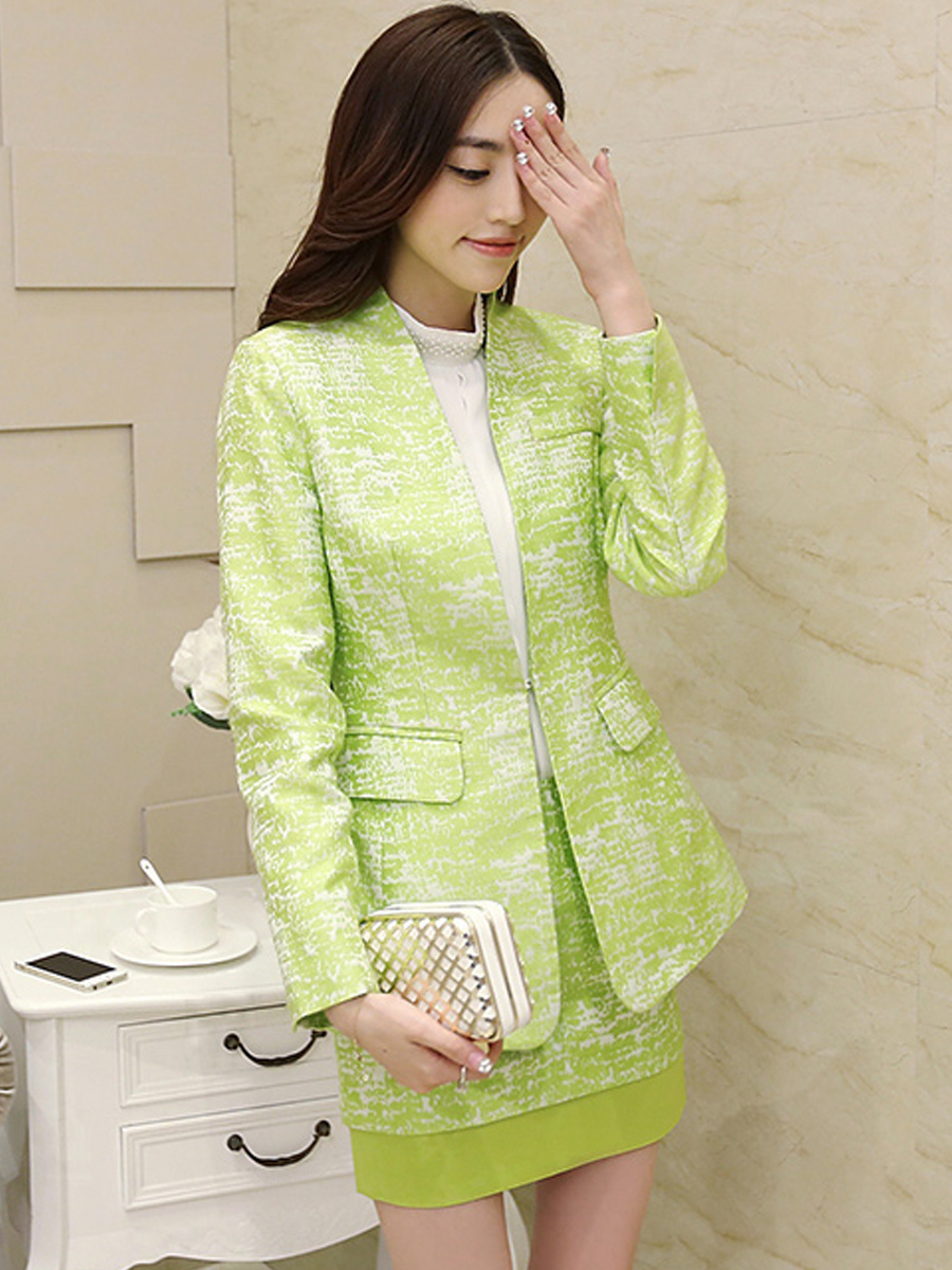 2018 spring clothes Korean Edition Self cultivation Show thin Small suit Long sleeve Waist Mid length version suit coatin the Women's clothing/Boutique , Suit category - from Buy2taobao.com to provide professional Taobao agent buy service