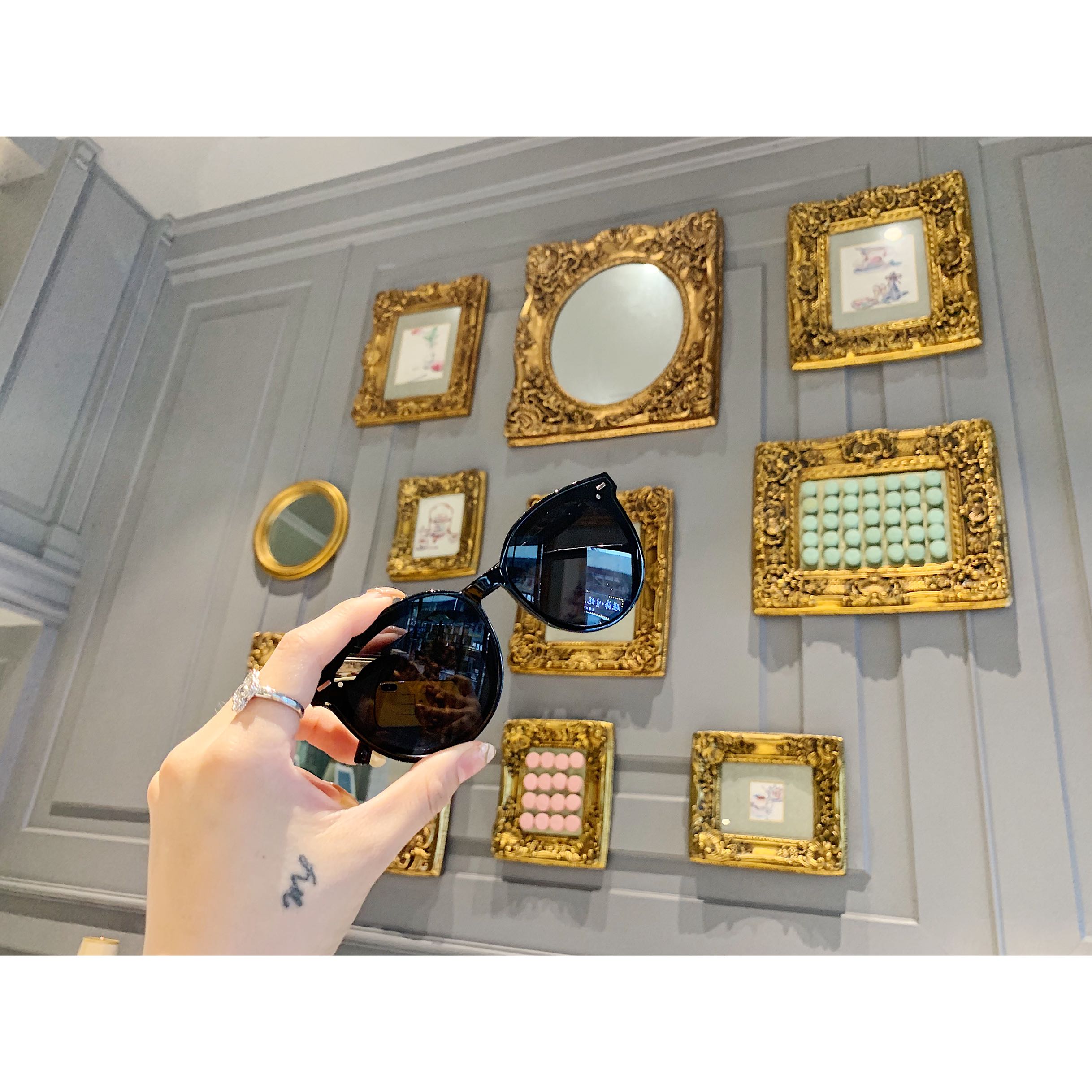 Star Same item Polarized Sunglasses ultraviolet-proof Korean Edition Sunglasses Male net ins New ink tile mowain the ZIPPO/Swiss Army Knife/Glasses , Glasses accessories,Care agent , Glasses bags category - from Buy2taobao.com to provide professional Taobao agent buy service