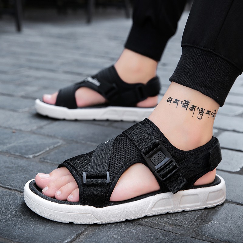 Warrior Sandals Men's Shoes soft sole Beach shoes waterproof Velcro Sandals high school student motion Sandals Deodorant non-slipin the Men's Shoes, Sandals category - from Buy2taobao.com to provide professional Taobao agent buy service