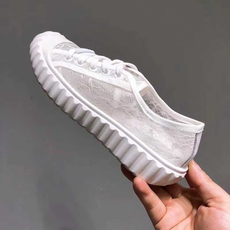 2019 new pattern Korean Edition fashion Versatile leisure time Women's Shoes The thickness of the bottom ventilation Lace Net surface gym shoes skate shoesin the Women's Shoes, Low shoes category - from Buy2taobao.com to provide professional Taobao agent buy service
