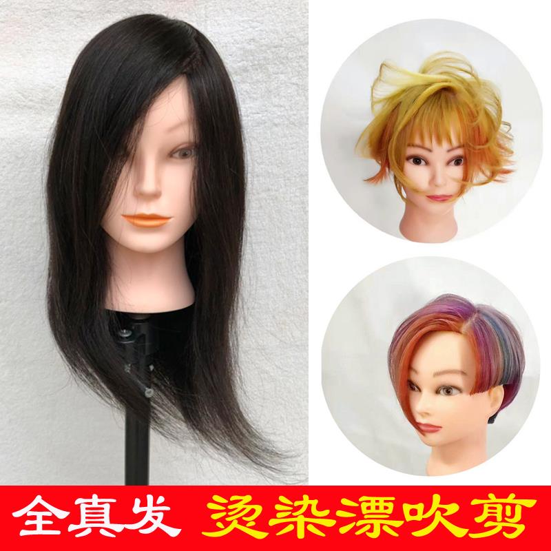 True hair Perm Hair Haircut Reality Mannequin head Dummy head Hairdressing Practice Headform Doll headin the Hair Care/Wig , Wig , Other wigs category - from Buy2taobao.com to provide professional Taobao agent buy service