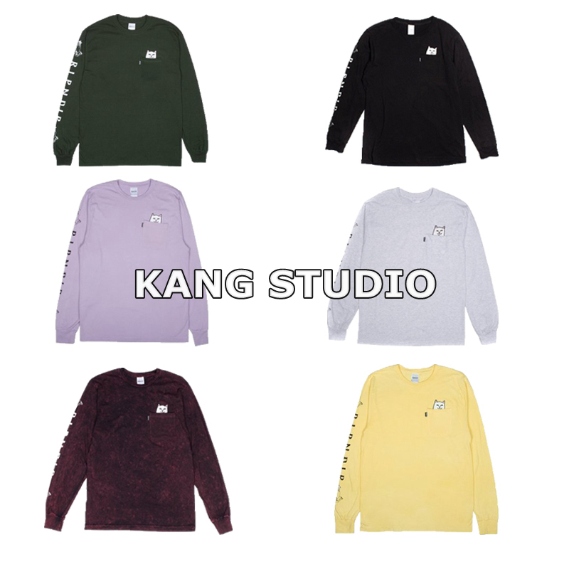 ripndip Middle finger cat lord nermal L/S series monochrome Middle finger Long T SHIRT Cheap cat long sleevesin the Sportswear/Casual Clothing , Sports T-shirt category - from Buy2taobao.com to provide professional Taobao agent buy service