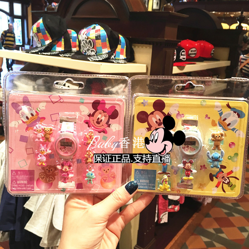Hong Kong Disneyland Mickey Minnie lovely Watch strap Cartoon children study watch Watch new patternin the Toy/Childs/Puzzle/Building block/Model , Early Learning/Smart toys , Children's toys table category - from Buy2taobao.com to provide professional Taobao agent buy service