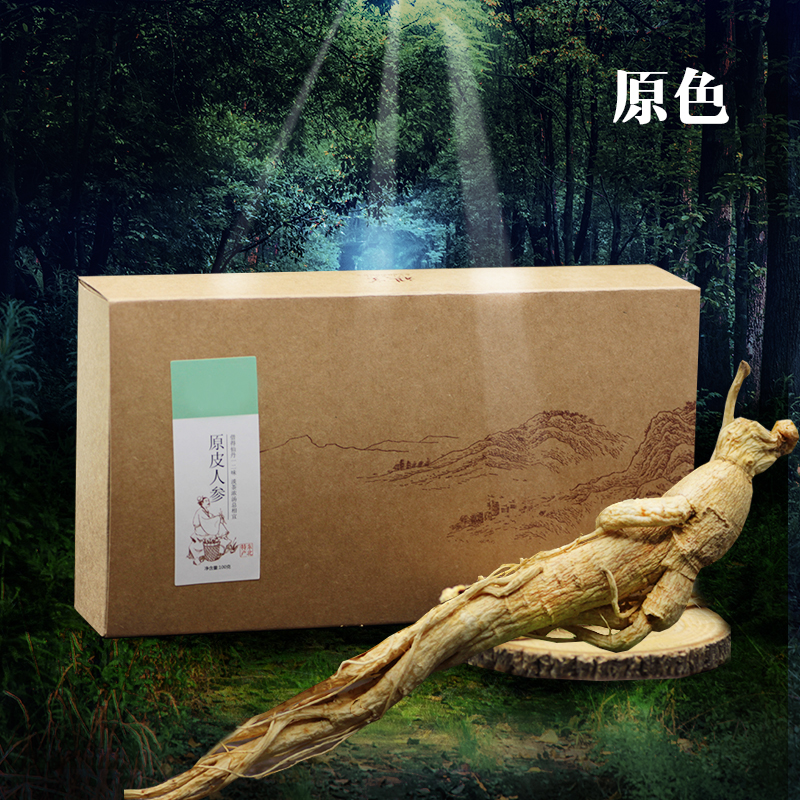 人参整枝100g干货东北滋补药材炖品长白山野生山参人参礼盒装|msdalam kategori makanan berkhasiat tradisional, ginseng tonik, ginseng/ginseng - dari Buy2taobao.com untuk memberikan perkhidmatan ejen Taobao profesional membeli