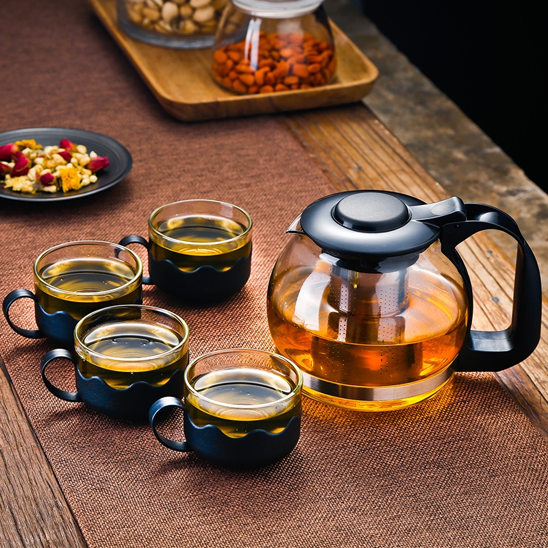 耐热玻璃茶壶不锈钢内胆花茶壶过滤茶具泡茶壶套装冲茶水壶|msdalam kategori pinggan mangkuk, set teh, teh herba - dari Buy2taobao.com untuk memberikan perkhidmatan ejen Taobao profesional membeli