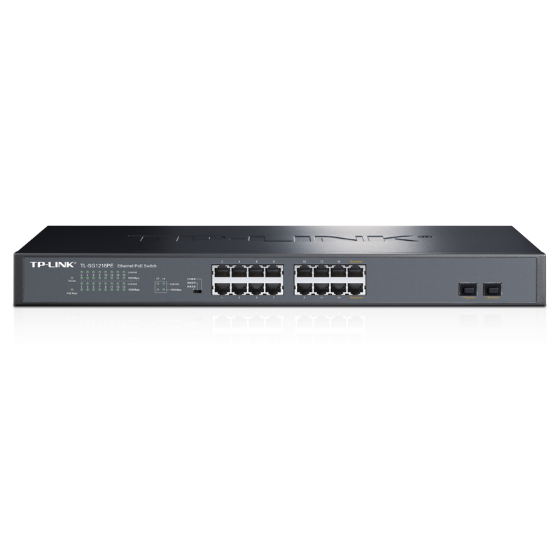 TP-LINK TL-SG1218PE 16口百兆千兆POE交换机 (2千兆光纤口)|ruв категории сети оборудование/сети соответствующих, коммутатор - от Buy2taobao.com для оказания профессиональной услуги покупки агента Taobao