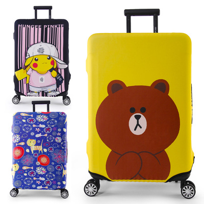 包邮 加厚旅行箱保护套弹力箱套20/24/26/28寸行李箱耐磨防尘罩