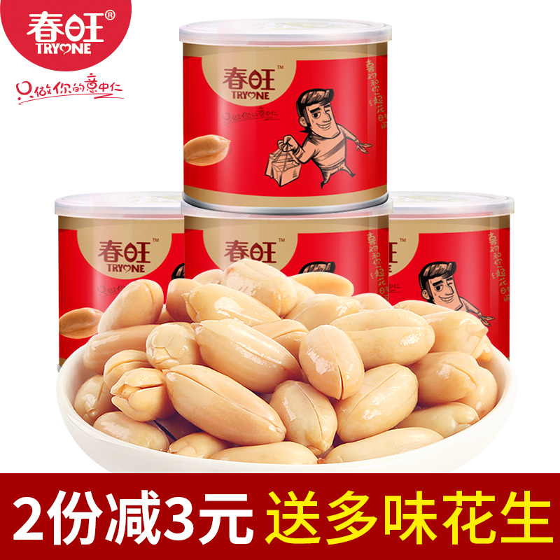 春旺花生米零食无添加罐装淮盐麻辣海苔芥末小鱼紫薯花生下酒菜在类目 零食/坚果/特产, 山核桃/坚果/炒货, 花生中 - 来自Buy2taobao.com提供专业的淘宝代购服务
